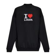 Trui met logo Vetements , Black , Heren