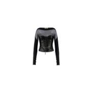 Zwarte Top voor Vrouwen Aniye By , Black , Dames