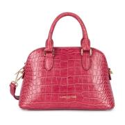 Halve Maan Rits Tas Exo Donkerroze Lancaster , Pink , Dames