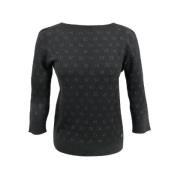 Pre-owned Cashmere tops Chanel Vintage , Black , Dames