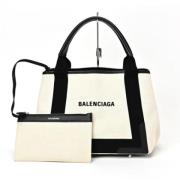 Pre-owned Canvas handbags Balenciaga Vintage , White , Dames