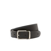 Premium Leren Heren Riem Set Rc4060371 Lacoste , Black , Dames