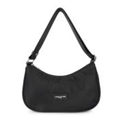 Basic Vita Ritssluiting Crossbody Tas Lancaster , Black , Dames