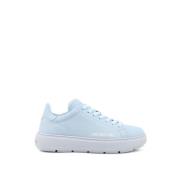 Blauwe Dames Sneakers Lente/Zomer Collectie Moschino , Blue , Dames