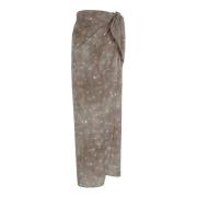 Pareo, zijden rok ayaz print Cortana , Beige , Dames