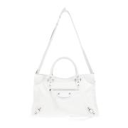 Handtas Le City Medium Balenciaga , White , Dames