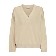 Witte Sweater Collectie Brunello Cucinelli , White , Dames