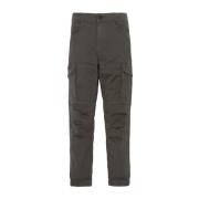 Stretch katoenen stadbroek - Taps toelopend Schott NYC , Gray , Heren