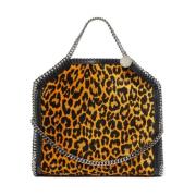 Leopard 3Chain Tote Bag Bruin Stella McCartney , Brown , Dames