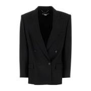 Klassieke Zwarte Wollen Blazer Stella McCartney , Black , Dames