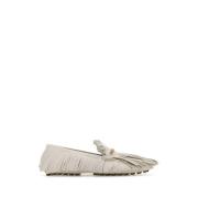 Leren Loafers in Krijt Tod's , Gray , Dames