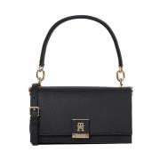 Zwarte Crossbodytas voor Vrouwen Tommy Hilfiger , Black , Dames