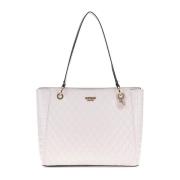 Adi Small Satchel White Tas Guess , White , Dames