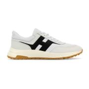 Witte Hyperlight Leren Sneakers Hogan , White , Heren