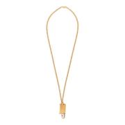 Messing veiligheidsspeld ketting Balmain , Yellow , Dames