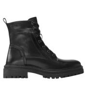 Casual platte schoenen voor dames Geox , Black , Dames