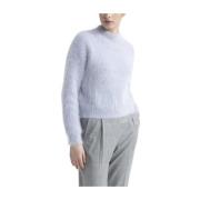 Angora wol garen trui Peserico , Blue , Dames