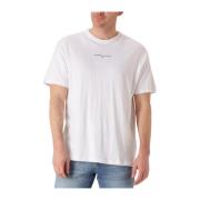 Linear Logo Tee voor heren Tommy Jeans , White , Heren