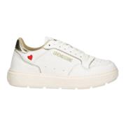 Lage Sneakers Love Moschino , White , Dames