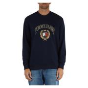 Katoenen crewneck sweatshirt met logoborduursel Tommy Jeans , Blue , H...