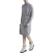 Wol, zijde en kasjmier midi jurk Peserico , Gray , Dames