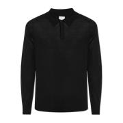 Wollen Polo Trui Paul Smith , Black , Heren