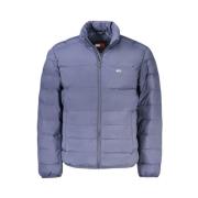 Blauwe Polyamide Jas Tommy Hilfiger , Blue , Heren