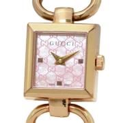 Pre-owned Metal watches Gucci Vintage , Pink , Dames