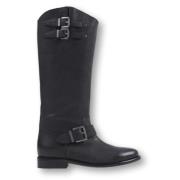 Nubuck Gesp Laarzen Bronx , Black , Dames