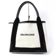 Pre-owned Canvas handbags Balenciaga Vintage , Beige , Dames