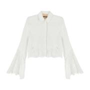 Witte Shirt voor Vrouwen Aniye By , White , Dames