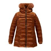 Lange Pufferjas RefrigiWear , Brown , Dames