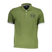 Korte Mouw Polo Groen Heren La Martina , Green , Heren