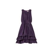 Korte Jurk Twinset , Purple , Dames