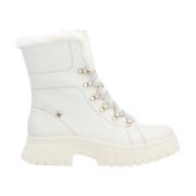 Witte Casual Enkellaarsjes voor Dames Rieker , White , Dames