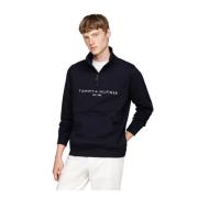 Hoge Hals Sweater Tommy Hilfiger , Blue , Heren