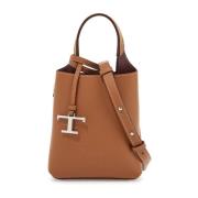 Stijlvolle Leren Handtas Tod's , Brown , Dames