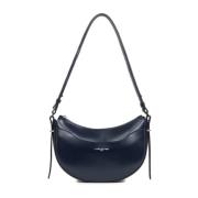 Stijlvolle ritssluiting halve maan tas Lancaster , Blue , Dames