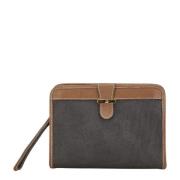 Pre-owned Canvas clutches Dunhill Pre-owned , Gray , Heren