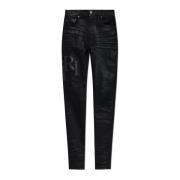 Jeans met logo Amiri , Black , Heren