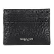 Stijlvolle Card Holder Portemonnee Michael Kors , Black , Heren