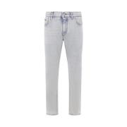 Blauwe Denim Regular-Fit Jeans Dolce & Gabbana , Blue , Heren