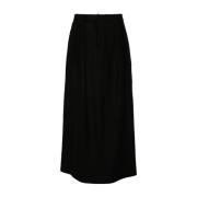 Elegante Geplooide Rok voor Vrouwen Fabiana Filippi , Black , Dames