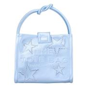 Satin Mini Tote Tas Marc Jacobs , Blue , Dames