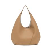 Euforia Ongevoerde Hobo Tas Gianni Chiarini , Beige , Dames