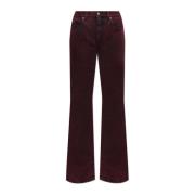 Jeans met logo Alexander McQueen , Red , Dames