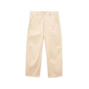 Natuurlijk witte denim broek met zakken Oamc , Beige , Heren