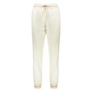 Corduroy Track Pants met elastische taille Lorena Antoniazzi , Beige ,...