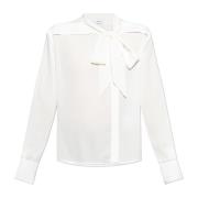 Zijden overhemd Alexander McQueen , White , Dames