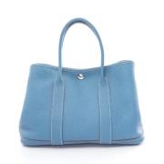 Pre-owned Leather handbags Hermès Vintage , Blue , Dames